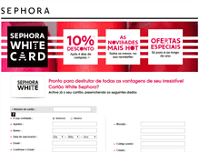 Tablet Screenshot of meucartao.sephora.pt