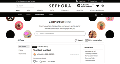 Desktop Screenshot of community.qa.sephora.com