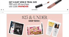 Desktop Screenshot of m.sephora.com