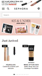 Mobile Screenshot of m.sephora.com